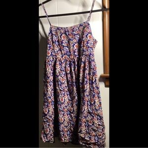 NATURAL LIFE Floral Dress in Blue and Pink